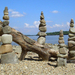 driftwood and stone composition by tamas kanya