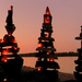 Stone balance art in the sunset from Hungary by tamas kanya