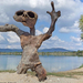 E.T.-Driftwood art from Hungary by tamas kanya