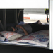 Teherán - Utaskísérő alszik a guruló buszon