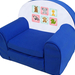 Állatkás kék szivacs fotel