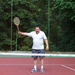 Molnar Csaba teniszezik
