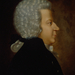 Mozart W. A. Brustbild im Profil Öl auf Leinwand unbekannt Porta