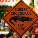 Krokodil burger, próbáld itt