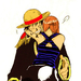 Happy End  Luffy and Nami by TsukiS