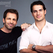 ZACH SNYDER (director) AND HENRY CAVILL, Man of Steel