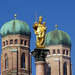 München - Frauenkirche és Mária-oszlop