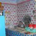 Egy núbiai ház konyharészlete