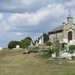 Annaházi temető-részlet-szeptemberi kék ég
