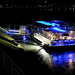 Salzburg éjjel - sétahajó és a kikötője