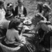 Tolna megye, 1950. Tojásfestő lányok.