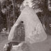 Kenyérsütő kemence a tanya udvarán. Kiskunhalas, 1958. 772x1200
