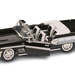 Yatming 1958 Pontiac Bonneville Convertible, Black 1-18