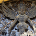Bánhidai templom bejáratát diszítő kovácsoltvas rács
