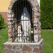 Bakonyszombathely Mária szobor a templom elött