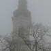 Templomtorony ködben