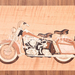 ik00177 Indian motor kerettel intarzia kep