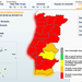 Vörös riasztás Portugália majdnem egész területén