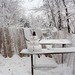 hóember és kerítés