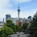 Auckland Kilátás felüljáróról