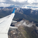 Ushuaia környéki hegyek repülőből