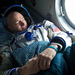 NASA astronaut Scott Kelly, Expedition 26 commander, looks out t