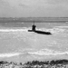 A Japanese midget submarine, part of the attacking force on Pear