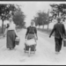 Three peasants walking to market, Hungary 1920-23