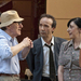 Roberto Benigni on the Set of Woody Allen's New Movie in Rome