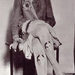 miss kitty lee-boyfriend portrait printed on stockings1920s