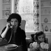Jacqueline Kennedy Onassis és Caroline Kennedy, 1960