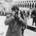 Alan Delon 1962 Velence, Canes Szent Mark tér Venezia