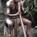 Indigenous Australian Native Aborigine Playing Didgeridoo
