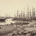 Landing goods near the Custom House - Calcutta (Kolkata) 1865