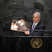 Netenyahu az ENSZ-ben magyarázza a bizonyítványt