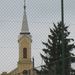 Református templom az utcánkról fotózva.