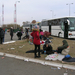 Adesovci egy benzinkút - most több ezer menekült ideiglenes otth