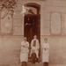 Leeb fodrászat az Erzsébet utcában az 1920-as évek elején
