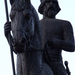 Király szobor a Széchenyi téren....