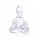 Homer Simpson Buddha