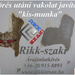 2-csőtörés utáni vakolat javítási kis-munka Rikk-szaki 06-20-915