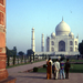 Agra Taj Mahal a bejárattól