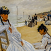 Bécs Claude Monet - The Beach at Trouville (1870)