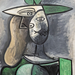 Bécs - Albertina - Pablo Picasso - Woman in a Green Hat (1947)