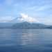 (515) búcsú Balitól, háttérben a Gunung Agung (3142m)