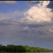 Duna felhőkkel