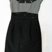 90924C-16  CHANEL BLACK WOOL&COTTON DRESS SIZE 36 38 40 42 PRICE