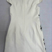 91009B-41  CHANEL WHITE WOOL DRESS SIZE 2 4 6 (BACK) PRICE USD60