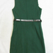 91017A-01A CHANEL GREEN WOOL&COTTON DRESS SIZE 2 4 6 (BACK) PRIC