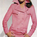 91017A-11A CHANEL  PINK WOOL COAT SIZE 2 4 6 .PRICE USD49